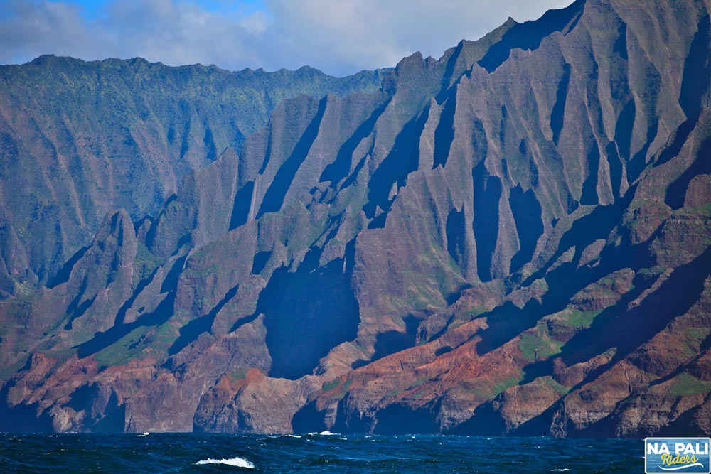 a canyon with a mountain in the background