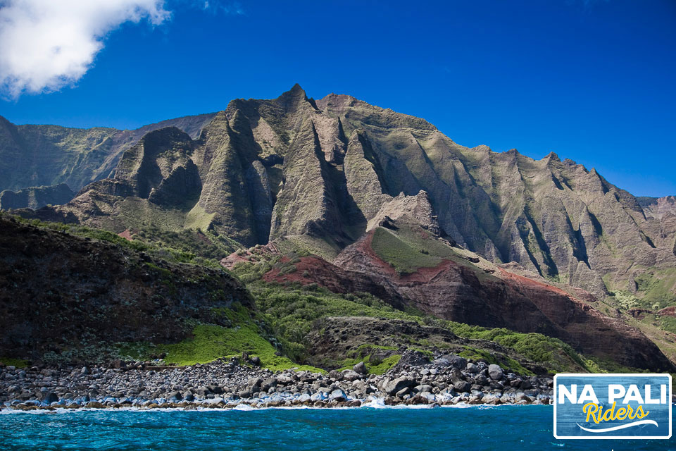 a sign on the side of Nā Pali Coast State Park